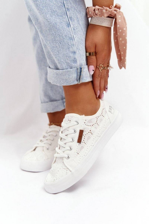 Women's Lace Sneakers BIG STAR White