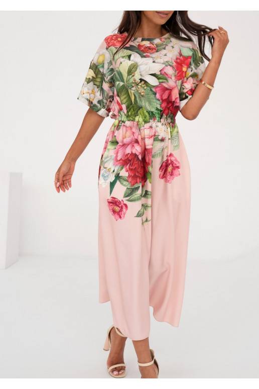 Greta - Powder pink floral printed... Greta - Powder pink floral printed...