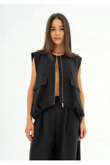 Nyla - Black vest