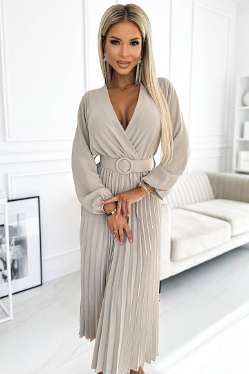 Suknelė smėlio spalvos su... 2