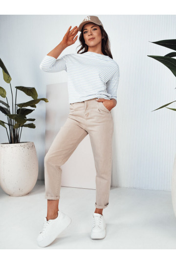 Moteriški džinsai aukštu...