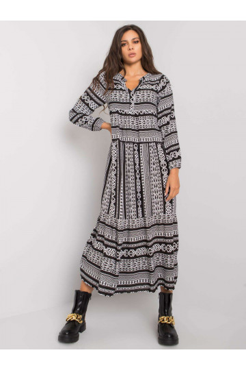 Juoda viskozinė suknelė