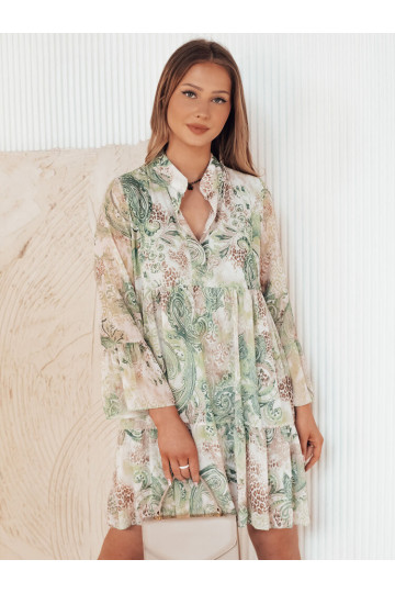 Suknelė su raštais žalios...