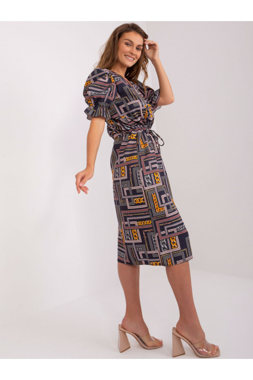 Laisvalaikio suknelė su raštais