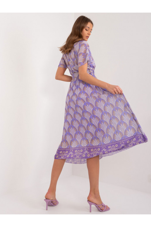 Laisvalaikio suknelė violetinės spalvos