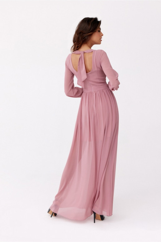 Ilga suknelė rožinės spalvos Roco...