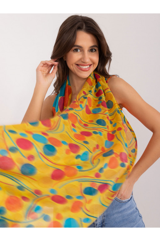 Skara su raštais geltonos spalvos