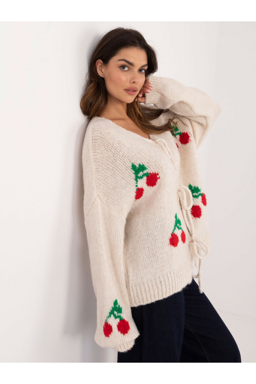 Megztinis šviesiai smėlio spalvos