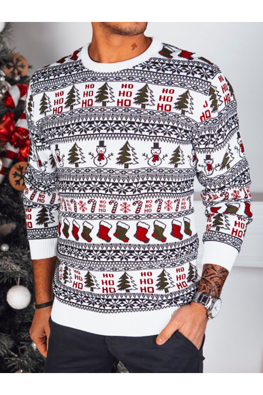 Vyriškas kalėdinis megztinis su raštais