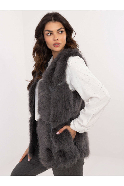 Liemenė tamsiai pilkos spalvos