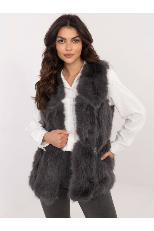 Liemenė tamsiai pilkos spalvos