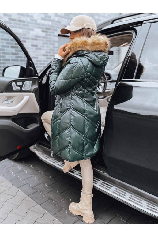 Moteriška dygsniuota žieminė striukė...