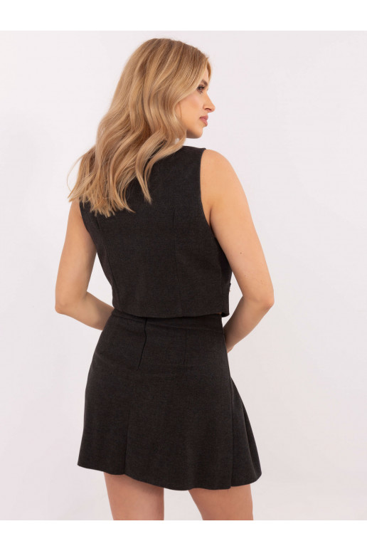 Sijonas tamsiai pilkas