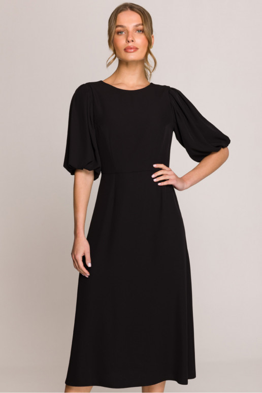 Juoda klasikinė suknelė Stylove