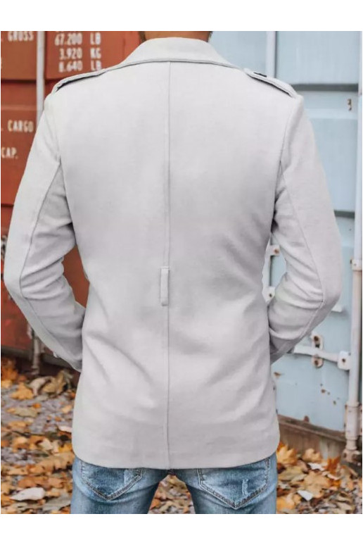 Vyriškas dvieilis paltas šviesiai...