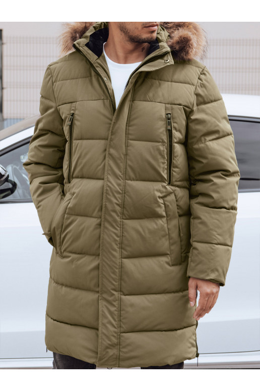 Vyriška ilga žieminė dygsniuota...