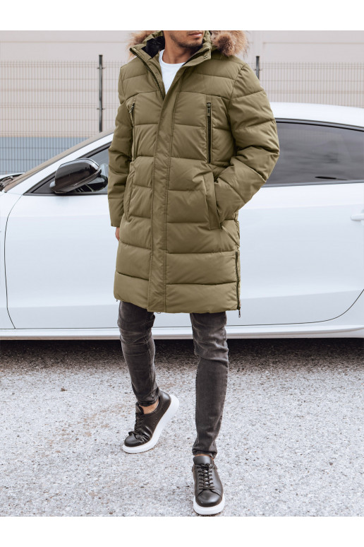 Vyriška ilga žieminė dygsniuota...