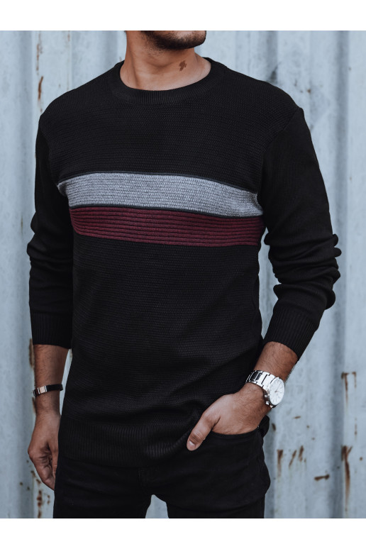 Vyriškas juodas megztinis
