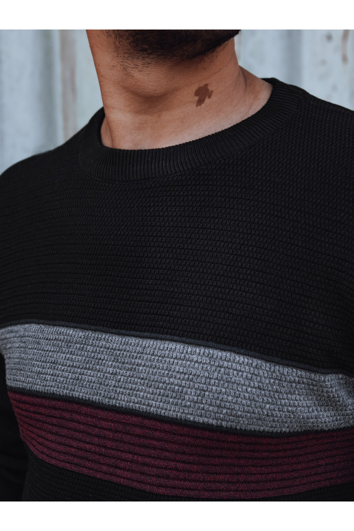 Vyriškas juodas megztinis