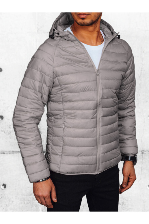 Vyriška striukė šviesiai pilka