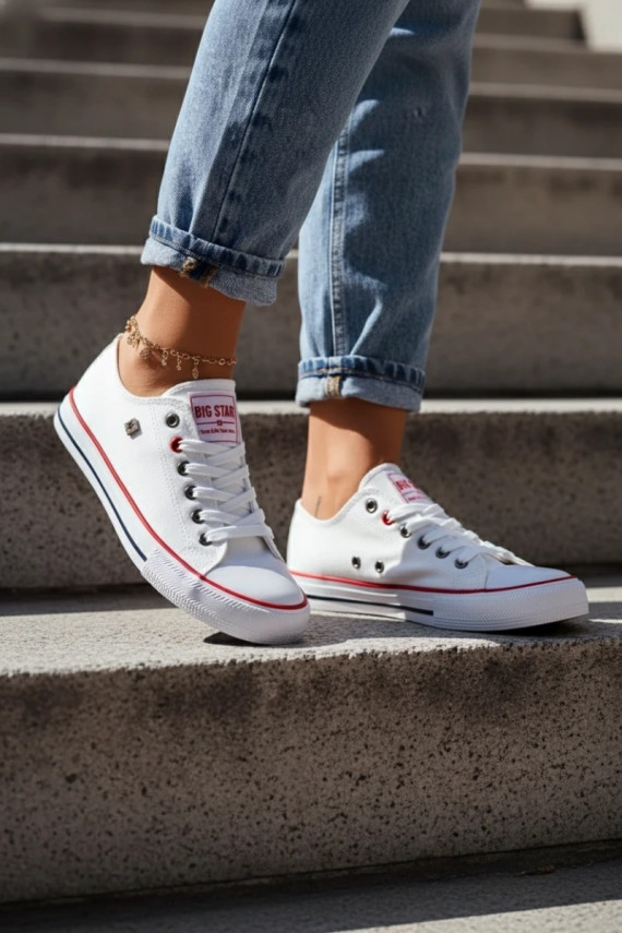 Big Star Womens White Sneakers T274022