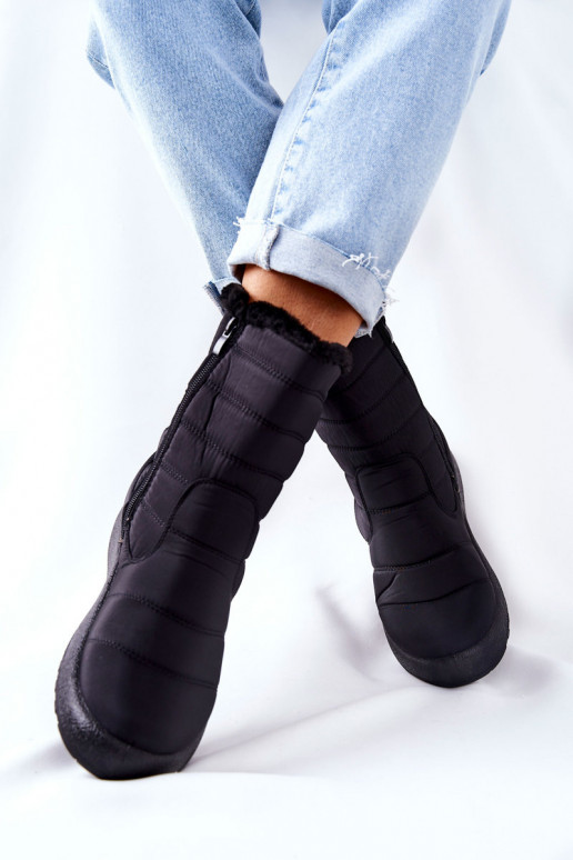 High Women's Warm-up Snowboots Black Luxina