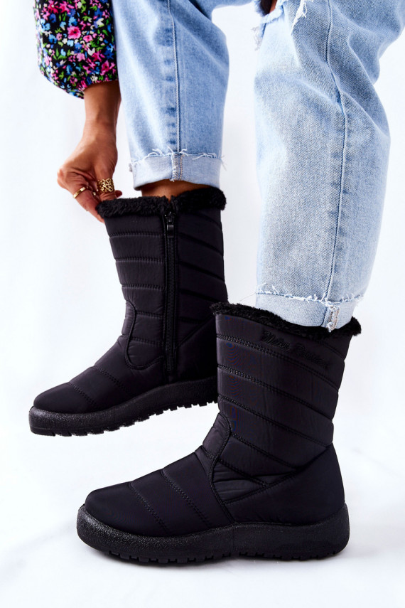 High Women's Warm-up Snowboots Black Luxina