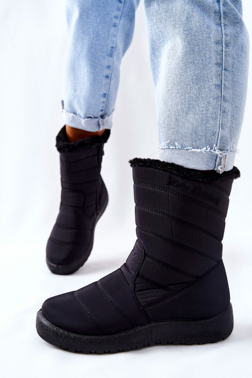 High Women's Warm-up Snowboots Black Luxina
