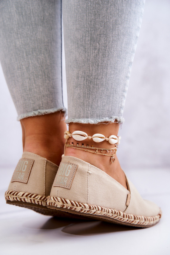 Slip-on Espadrilles Big Star JJ274899 Beige