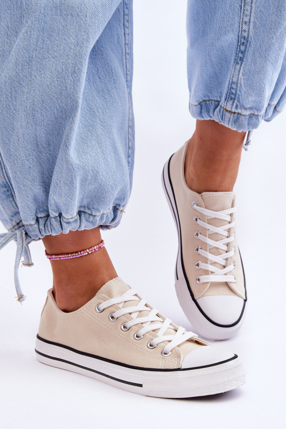 Classic Low Women's Sneakers Light beige Vegas