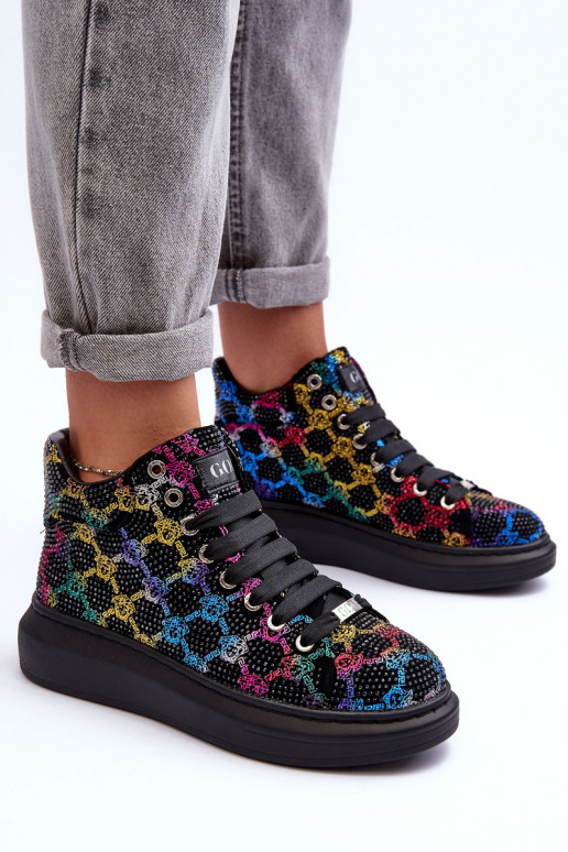 Platform Sports Shoes GOE MM2N4009 Black