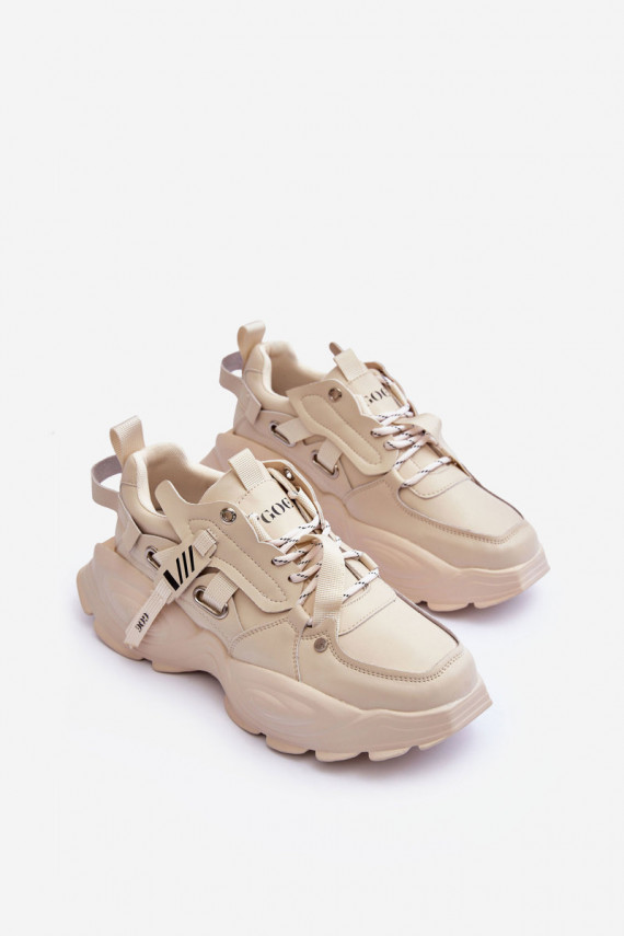 Sport Sneakers Shoes GOE MM2N4015 Beige