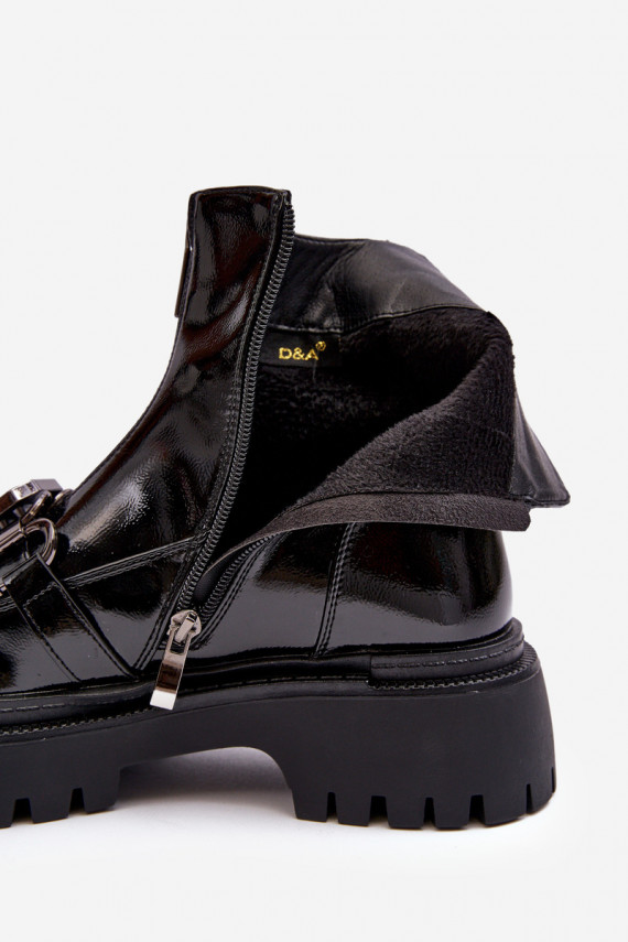Women's Ankle Boots with Sock Heel D&A MR870-41 Black
