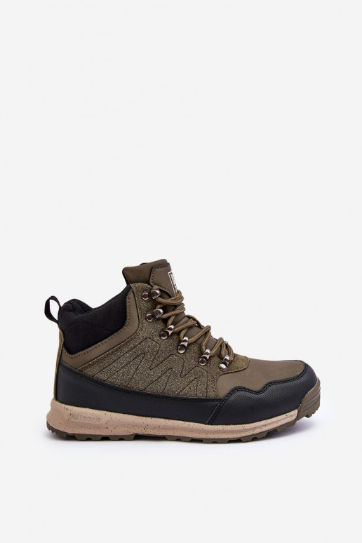Women's High Trekking Shoes Big Star KK274609 Camel
