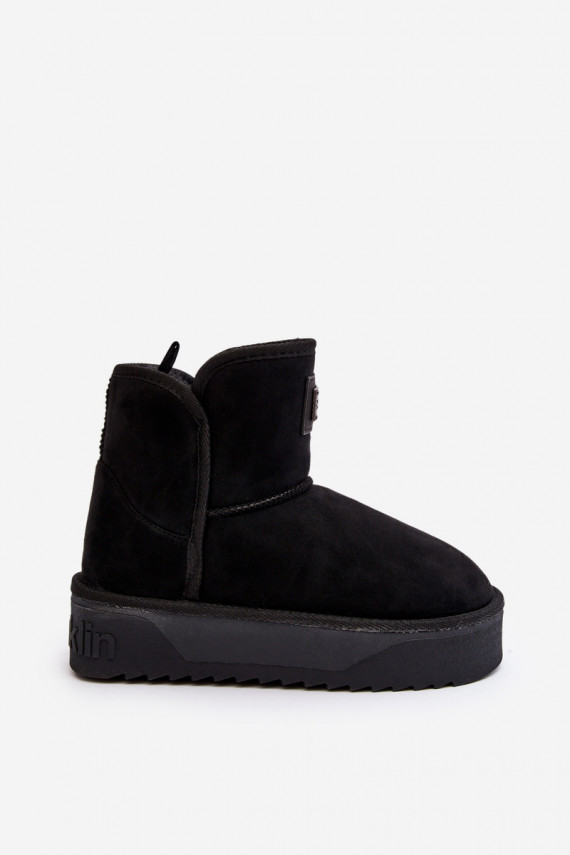 Vegan Waterproof Snow Boots On Platform DFranklin DFSH371004 Black