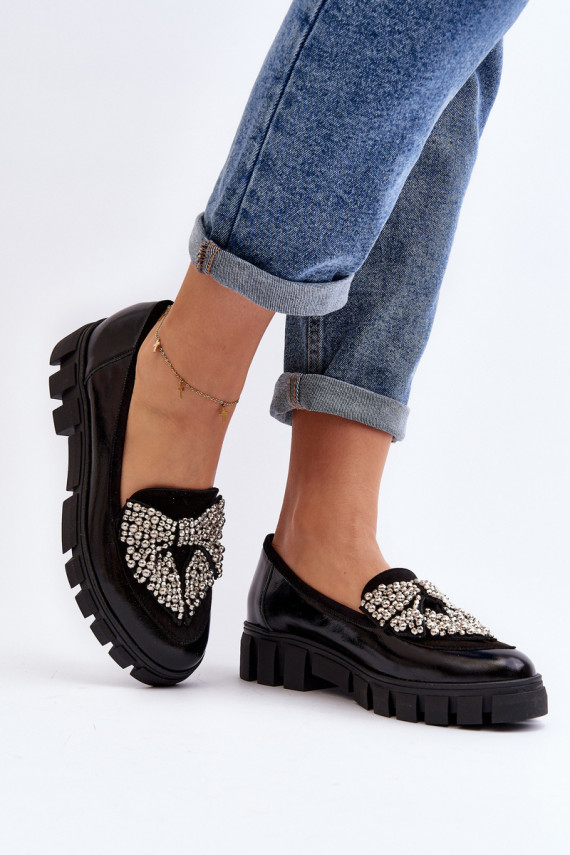 Polished Women's Moccasins Laura Messi 2785 Black
