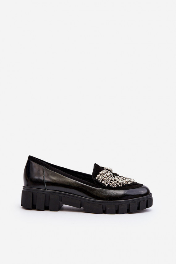 Polished Women's Moccasins Laura Messi 2785 Black
