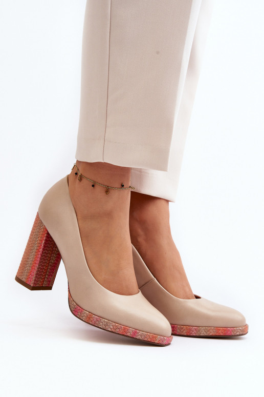 Pumps on Stiletto Laura Messi 2746 Beige