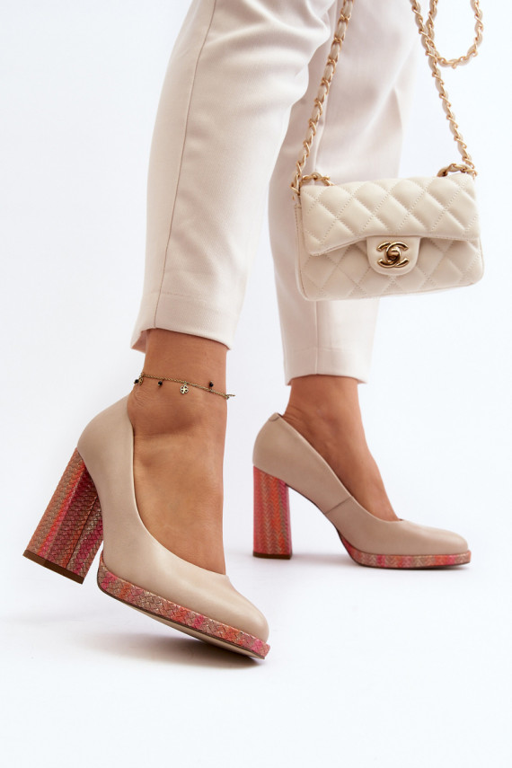 Pumps on Stiletto Laura Messi 2746 Beige