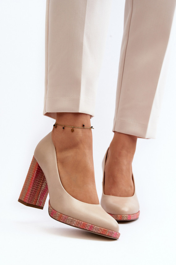 Pumps on Stiletto Laura Messi 2746 Beige