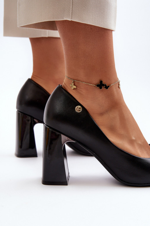 Black Bow Pump Heels by Ariemessa