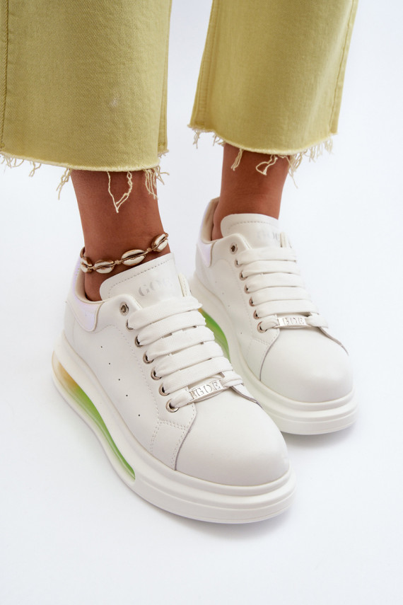 Women's Leather Sneakers GOE NN2N4029 White