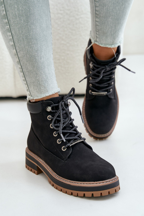 Womens Insulated Ankle Boots Big Star OO274A290 Black