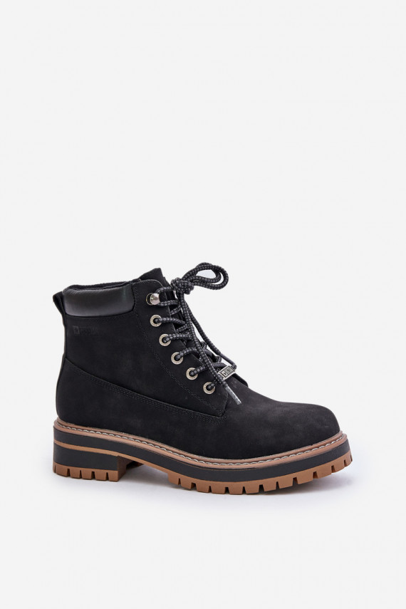 Womens Insulated Ankle Boots Big Star OO274A290 Black