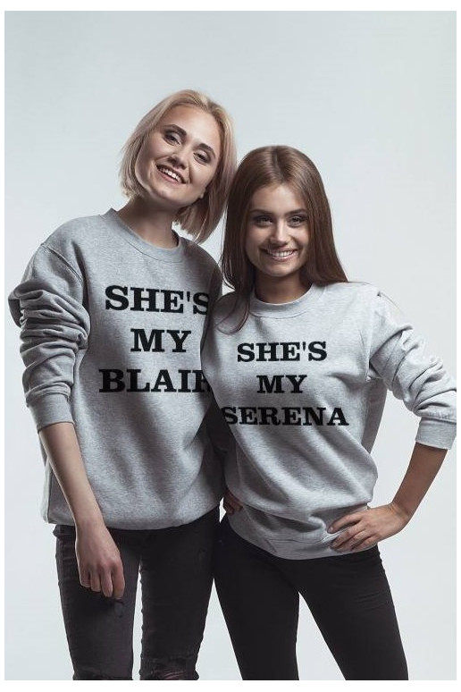 Serena and Blair sweater set