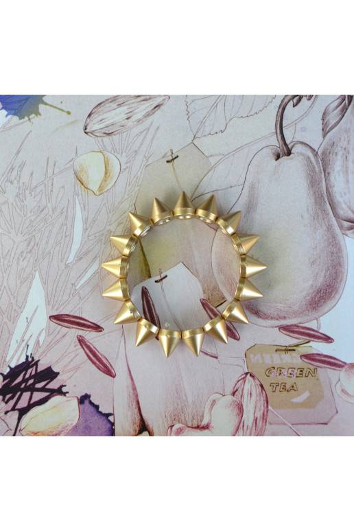 Matte Gold Spiked Bracelet