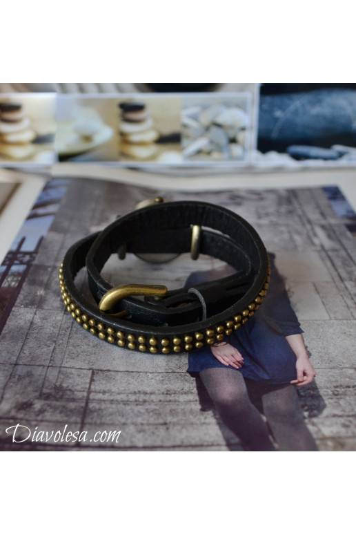 Laikrodis su odine rankena Diavolesa - 3