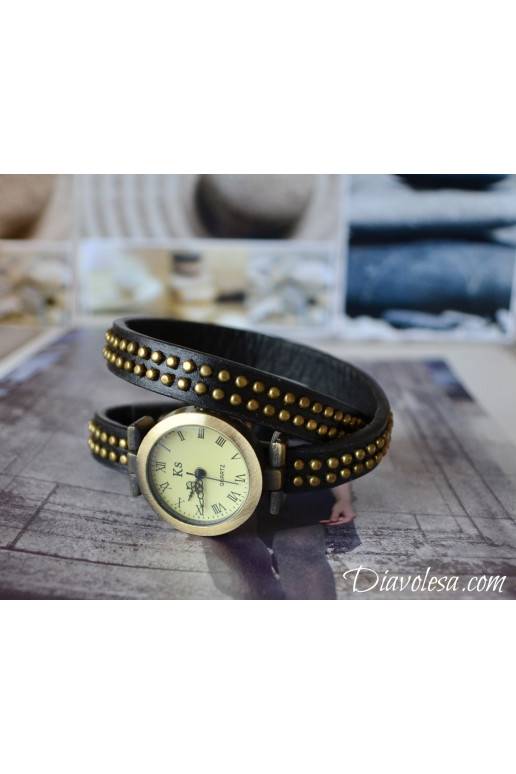 Laikrodis su odine rankena Diavolesa - 4