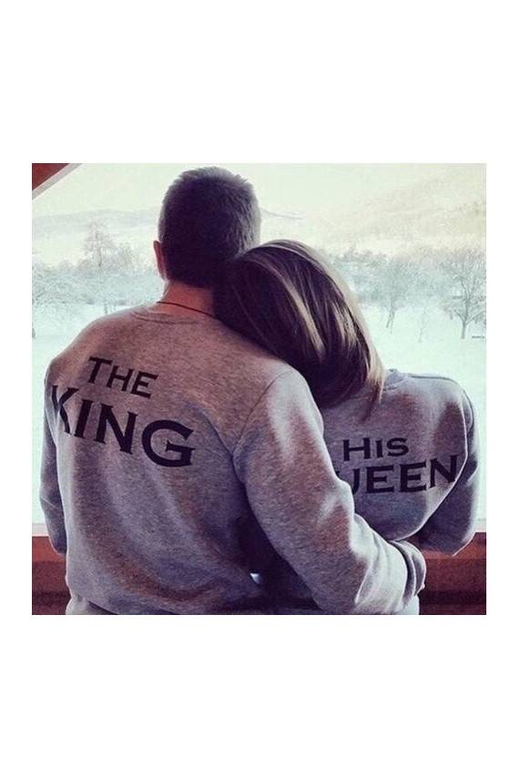 Bluza His queen Grey