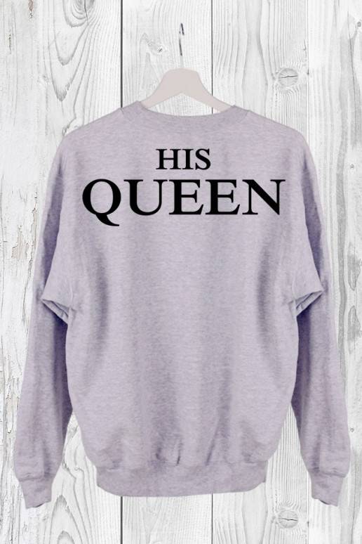 Bluza His queen Grey